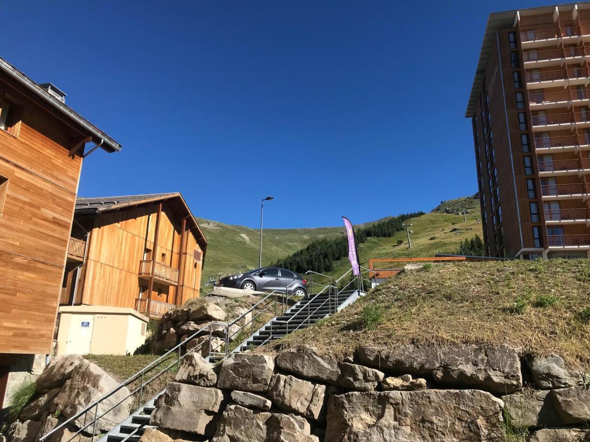 T2 Skis Aux Pieds Les Terrasses De La Bergerie Orcières Esterno foto